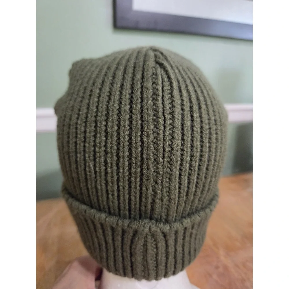 Port Authority Maryland Flag Cannabis Beanie Hat Unisex Green
